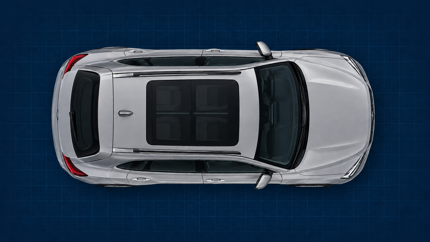 Neutral vehicle shown directly from above